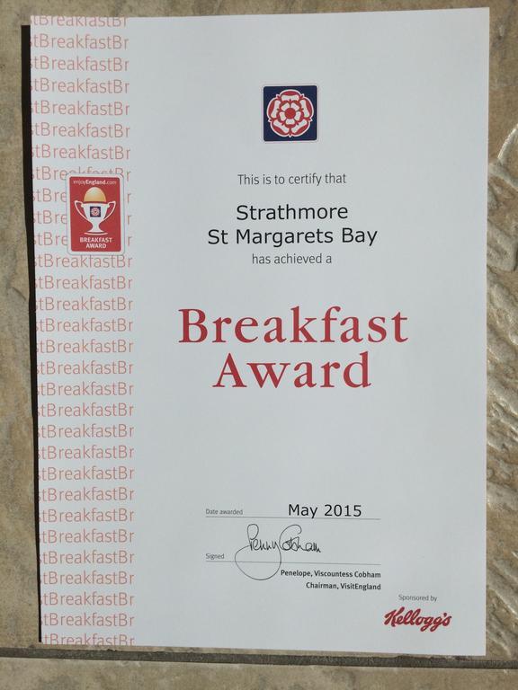 Strathmore Bed & Breakfast Dover Eksteriør billede